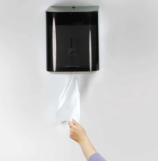K-C PROFESSIONAL IN-SIGHT - Paper Towel Dispenser Gray Smoke Plastic Center Pull Wall Mount - 09335