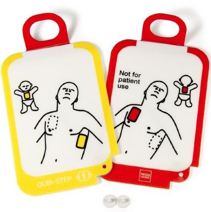 Physio Control LIFEPAK CR2 AED Training System Replacement Electrode Pads - 11250-000140