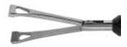 Elmed 10mm Dissectors and Graspers Duval Grasper Axial Serrations, 40mm Tip - Uninsulated Handles