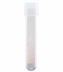 Troy Biologicals Falcon Culture Tube Round Bottom Plain 12 X 75 mm 5 mL Without Color Coding Dual Position Snap Cap Polypropylene Tube - 352063