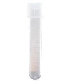 Falcon - Test Tube Round Bottom Plain 12 X 75 mm 5 mL Without Color Coding Dual Position Snap Cap Polypropylene Tube - 352063