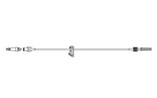 Advanced Medical Systems - Extension Set 14 Inch Tubing 1 Port 0.38 mL Priming Volume DEHP-Free - CMS396
