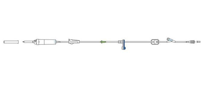 Fenwal Iv Admin Set, Agilia .2M 1 Nf Pvc-Free 114" (30/Cs) - M46444160