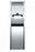 Georgia Pacific Georgia-Pacific Trash Can 9.6 gal. Recessed Satin Finish Stainless Steel Open Top - 59451