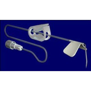All-Med Huber Infusion Set 22 Gauge 1/2 Inch 7 Inch Tubing Without Port - 50-2211