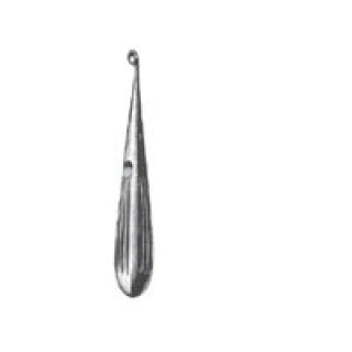 BR Surgical HerMann Medizintechnik Bone Curette Spratt Single-ended Handle Size 3 Tip Oval Cup Tip - H132-47503