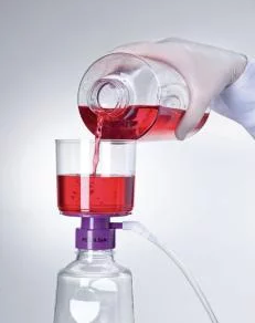 VWR International - Filtration Cup 1000 mL, 91 mm dia., 0.45 µm Pore Size, Sterile, ISO 10993-5, 1999 For Complete Filtration Unit - 10040-474