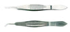 BR Surgical BR Surgical Suture Forceps Castroviejo 4-1/4 Inch Surgical Grade Stainless Steel NonSterile NonLocking Wide Thumb Handle Straight 1 X 2 Teeth w/Tying Platform - BR43-14915