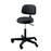 4200 Series - Exam Stool Tilting Adjustable Upholstered Back Pneumatic Height Adjustment Black - 4246-301