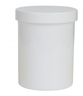 Apothecary Products Ezy Dose Ointment Container Plastic White 8 oz. - 31304