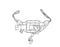 Hoyer - Deluxe Stand Aid Sling Medium 125 to 200 lbs. Weight Capacity - NA13526N