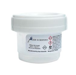 Azer Scientific Prefilled Formalin Container Polypropylene Screw Cap 20 mL Fill in 40 mL (1 oz.) NonSterile - PFNBF-40