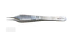 BR Surgical BR Surgical Dressing Forceps Adson 4-3/4 Inch Surgical Grade Stainless Steel NonSterile NonLocking Thumb Handle Angled Serrated Tips - BR10-17612A