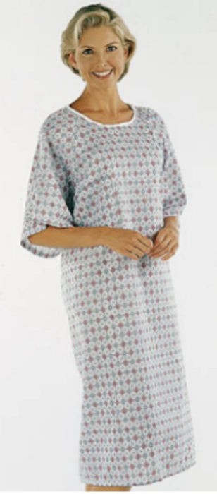 Atlantis/Pacifica - Patient Exam Gown One Size Fits Most Cactus Pacifica Print Reusable - 45253-PAT