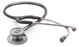 American Diagnostic Corp Adscope Clinician Stethoscope Metallic Gray 1-Tube 22 Inch Tube Double Sided Chestpiece - 608MG