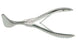 BR Surgical - Nasal Speculum Killian 5-1/8 Inch Length Stainless Steel Reusable 35 mm Blades - BR46-12035