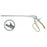 BR Surgical GOLD Series Mini Biopsy Forceps Gold Series Townsend 7-3/4 Inch Surgical Grade Stainless Steel / Tungsten Carbide NonSterile - BR70-62607G