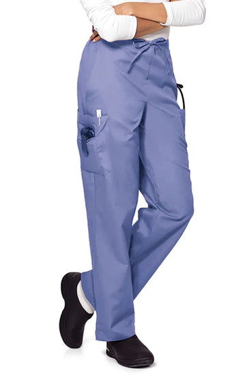 Landau Uniforms - Scrub Pants Cargo X-Large Ceil Blue Female - 8512BCP-XL