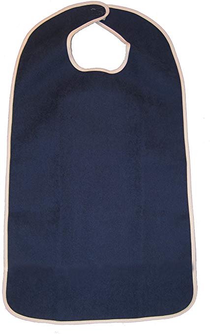 Lew Jan Textile Bib Tie Closure Reusable Terry Cloth - 41-1830W-TS