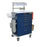 Harloff - Anesthesia Cart 22 X 32 X 42.5 Inch Red (4)-3 Inch, (1)-6 Inch, (1)-12 Inch Drawer Configuration, 17 X 23 Inch Internal Drawer - 7450E