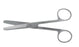 BR Surgical BR Surgical Operating Scissors 4-1/2 Inch Length Surgical Grade Stainless Steel Finger Ring Handle Curved Blunt/Blunt - BR08-10311