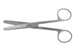 BR Surgical - Operating Scissors 4-1/2 Inch Length Surgical Grade Stainless Steel Finger Ring Handle Curved Blunt Tip / Blunt Tip - BR08-10311
