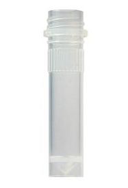 Bio Plas Microcentrifuge Tube Conical Bottom, Skirted Plain 3 mL Without Color Coding Screw Cap with O-Ring Polypropylene Tube - 4204