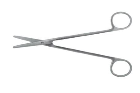 BR Surgical BR Surgical Dissecting Scissors Metzenbaum 10 Inch Length Surgical Grade Stainless Steel NonSterile Finger Ring Handle Curved Blunt/Blunt - BR08-28125