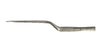 BR Surgical - Tissue Forceps Cushing-Taylor 7-1/4 Inch Length Surgical Grade Stainless Steel NonSterile NonLocking Bayonet Handle Straight Serrated Tips with Scraper End - BR10-31801