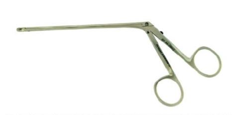 BR Surgical BR Surgical Nasal Forceps Hildyard 6-3/4 Inch Surgical Grade Stainless Steel NonSterile NonLocking Finger Ring Handle Straight 3.5 mm Cups - BR44-28017