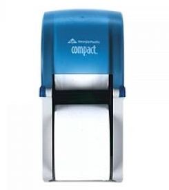 Georgia Pacific DISPENSER, TISSUE COMPACT VERTICAL SPLASH BLUE - 56789