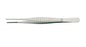 BR Surgical BR Surgical Tissue Forceps Debakey 8 Inch Surgical Grade Stainless Steel NonSterile NonLocking Thumb Handle Straight 3.5 X 4.5 mm Atraumatic Tips - BR11-31020