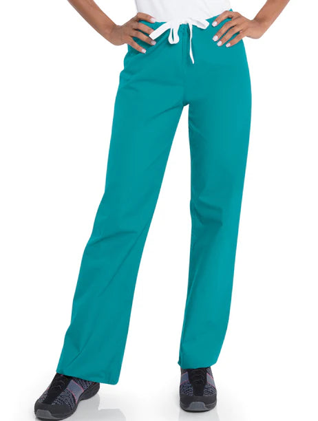 Landau Uniforms - Scrub Pants Boot Cut Black Female - 9502BKPPXL