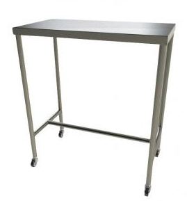 Mac Medical Inc Instrument Table Stainless Steel Shelf 34 Inch 16 X 30 Inch - T0002