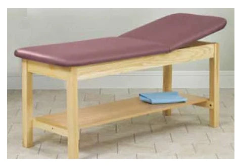 ETA Classic Series - H-Brace Treatment Table with Shelf Fixed Height - 1020-27-034-1DC-3BK