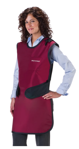 Wolf X-Ray - X-Ray Apron Royal Blue Easy Wrap Style Small - 65025TB-20