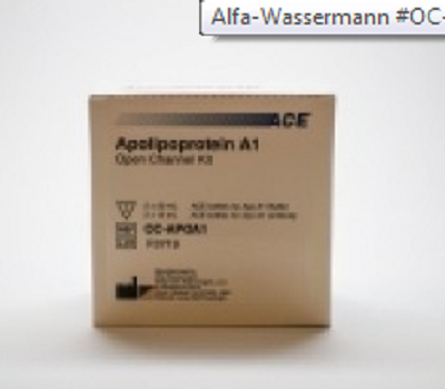 Alfa Wassermann Open Channel Reagent Bottle Kit Apolipoprotein B For ACE, ACE Alera and ACE Axcel Chemistry Systems - OC-APOB