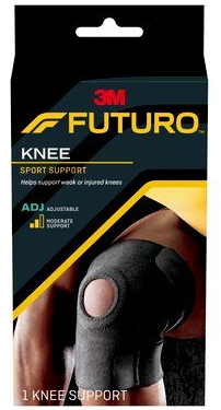 3M FUTURO Knee Support Futuro One Size Fits Most Hook and Loop Strap Closure Left or Right Knee - 09039ENR