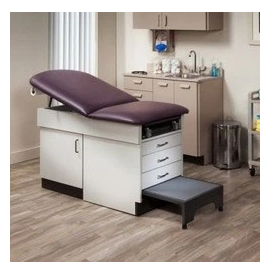 Clinton Industries Family Practice Ready Room Table with Step Stool 400 Lbs. - 8890-RR-3SB