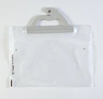 Health Care Logistics - Hanging Prescription Bag 12-1/2 X 14 Inch Clear - 17542