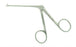 BR Surgical BR Surgical Nasal Forceps Hartmann-Herzfeld 3 Inch Surgical Grade Stainless Steel NonSterile NonLocking Finger Ring Handle Straight 3 mm Alligator Cups - BR46-17203