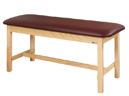 Clinton Industries Flat Top Classic Series H-Brace Treatment Table 400 Lbs. - 100-24-006-1NT-3WW