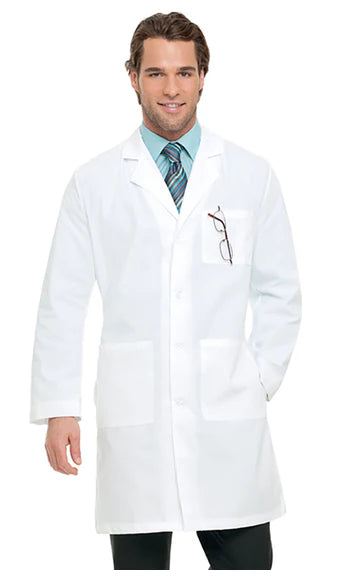 Landau Uniforms - Lab Coat White Size 54 Hip Length Reusable - 3124WWSC54