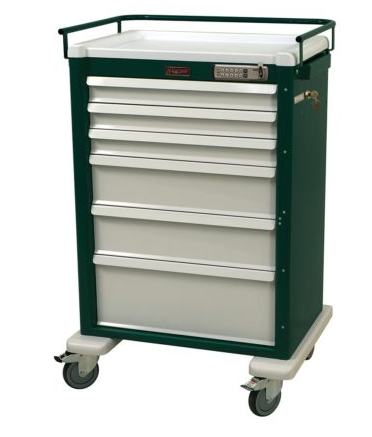 Aluminum Procedure/Nurse Supply Cart