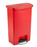 WASTECAN, STEP-ON RUBBERMAID SLIM JIM RED