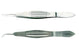 BR Surgical BR Surgical Suture Forceps Castroviejo 4-1/4 Inch Surgical Grade Stainless Steel NonSterile NonLocking Wide Thumb Handle Straight 1 X 2 Teeth w/Tying Platform - BR43-14915