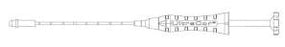 Gel Mark UltraCor - Breast Tissue Marker 14 Gauge Titanium Ribbon Shape 10 per Case - GMUTC005SS