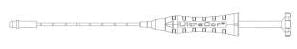 Gel Mark UltraCor - Breast Tissue Marker 14 Gauge Titanium Ribbon Shape 10 per Case - GMUTC005SS