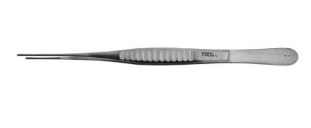 BR Surgical BR Surgical Tissue Forceps DeBakey-Diethrich 7-3/4 Inch Surgical Grade Stainless Steel NonSterile NonLocking Thumb Handle Straight 1 mm Wide Tips - BR11-30700