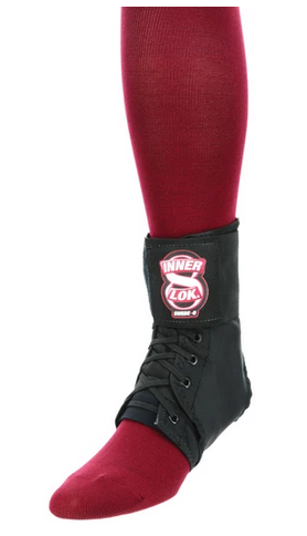 Core Products Swede-O Ankle Lok Ankle Brace X-Large Lace-Up Male 13 to 14-1/2 / Female 14 to 15-1/2 Left or Right Foot - AKL-6331-BK-1XL-R